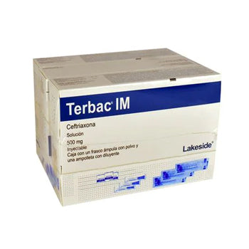 TERBAC IM SOLUCION INYECTABLE 500 mg