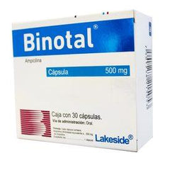 BINOTAL CAPSULAS 500 mg CAJA CON 30