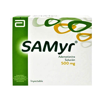 SAMYR SOLUCION INYECTABLE 500 mg CAJA CON 5 AMPOLLETAS