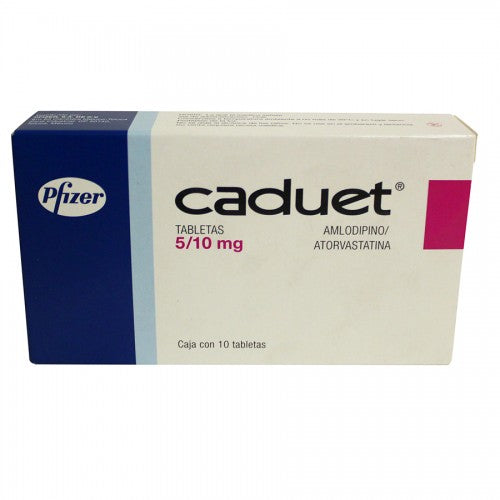 CADUET TABLETAS 5/10 mg CAJA CON 10