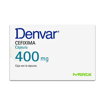 DENVAR CAPSULAS 400 mg CAJA CON 6