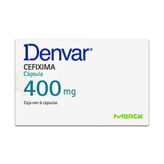 DENVAR CAPSULAS 400 mg CAJA CON 6