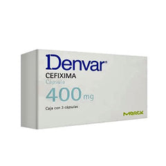 DENVAR CAPSULAS 400 mg CAJA CON 3