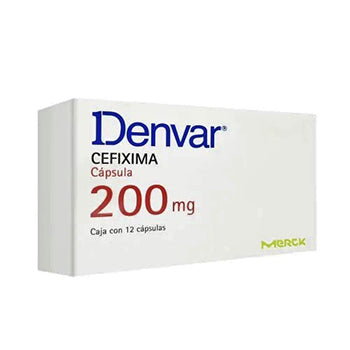 DENVAR CAPSULAS 200 mg CAJA CON 12
