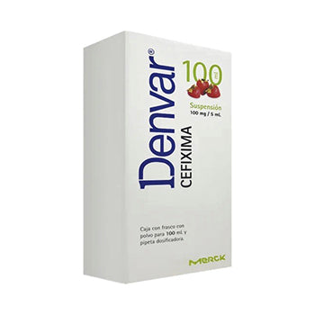 DENVAR DS SUSPENSION 100 mg/5 mL CAJA CON FRASCO PARA 100 mL