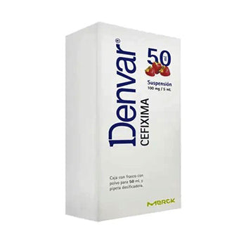 DENVAR DS SUSPENSION 100 mg/5 mL CAJA CON FRASCO PARA 50 mL