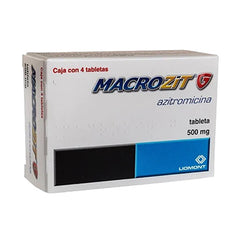 MACROZIT TABLETAS 500 mg CAJA CON 4