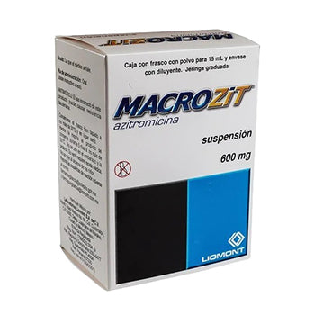 MACROZIT SUSPENSION 600 mg CAJA CON FASCO CON 15 mL