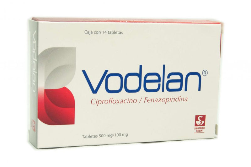 VODELAN TABLETAS 500 mg/100 mg CAJA CON 14