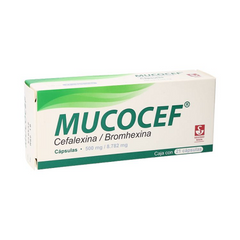 MUCOCEF CAPSULAS 500 mg/8.782 mg CAJA CON 21