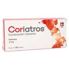CORIATROS TABLETAS 8 mg CAJA CON 28
