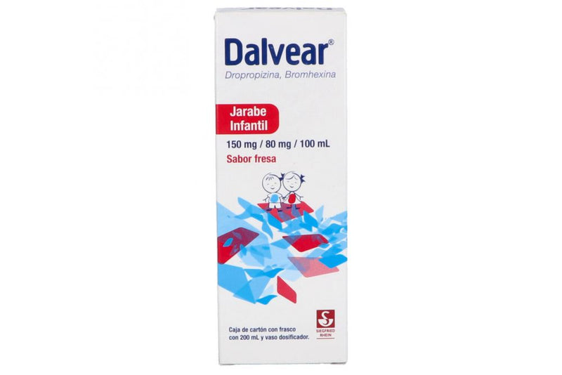 DALVEAR JARABE INFANTIL 150 mg/80 mg/100 mL SABOR FRESA