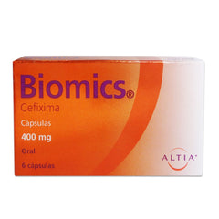 BIOMICS CAPSULAS 400 mg CAJA CON 6