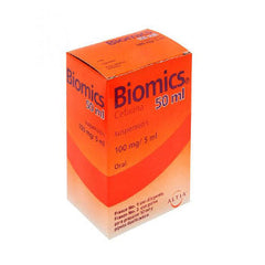 BIOMICS SUSPENSION 100 mg/5 mL PARA PREPARAR 50 mL