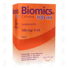 BIOMICS SUSPENSION 100 mg/5 mL PARA PREPARAR 100 mL