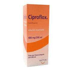 CIPROFLOX SOLUCION INYECTABLE 400 mg/200 mL FRASCO AMPULA CON 200 mL