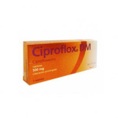 CIPROFLOX DM TABLETAS 500 mg CAJA CON 7