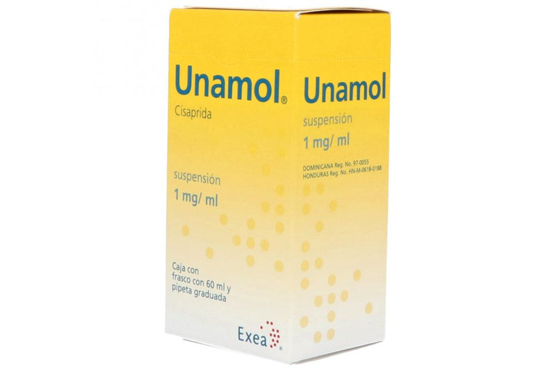 UNAMOL SUSPENSION 1 mg/mL CAJA CON FRASCO CON 60 mL