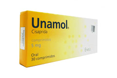 UNAMOL COMPRIMIDOS 5 mg CAJA CON 30