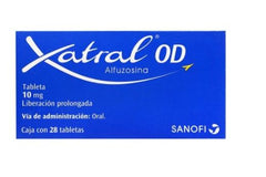 XATRAL OD TABLETAS 10 mg CAJA CON 28