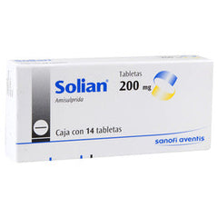 SOLIAN TABLETAS 200 mg CAJA CON 14