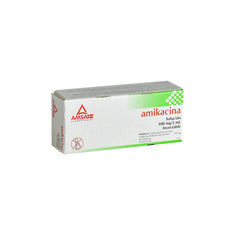 AMIKACINA SOLUCION INYECTABLE PEDRIATICO 100 mg/2 mL CAJA CON 2 AMPOLLETAS DE 2 mL