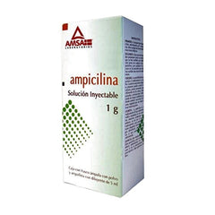 AMPICILINA SOLUCION INYECTABLE 1 g