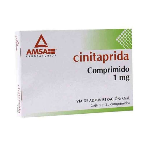CINITAPRIDA COMPRIMIDOS 1 mg CAJA CON 25