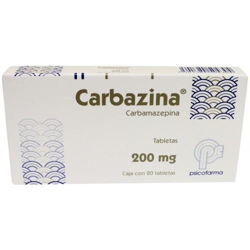CARBAZINA TABLETAS 200 mg CAJA CON 20