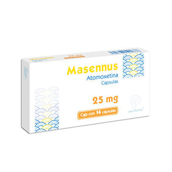 MASENNUS CAPSULAS 25 mg CAJA CON 14