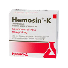 HEMOSIN K SOLUCION INYECTABLE 10 mg/10 mg