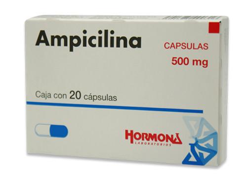 AMPICILINA CAPSULAS 500 mg CAJA CON 20