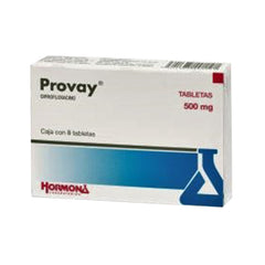 PROVAY TABLETAS 500 mg CAJA CON 8