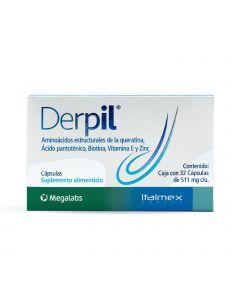 DERPIL CAPSULAS 511 mg CAJA CON 32