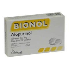 BIONOL TABLETAS 300 mg CAJA CON 20