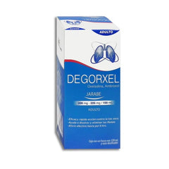 DEGORXEL JARABE ADULTO 200 mg - 225 mg/100 mL FEASCO CON 120 mL