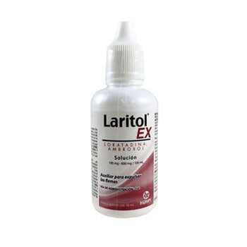 LARITOL EX SOLUCION 100 mg/600 mg/100 mL FRASCO CON 30 mL