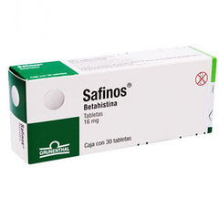 SAFINOS TABLETAS 16 mg CAJA CON 30