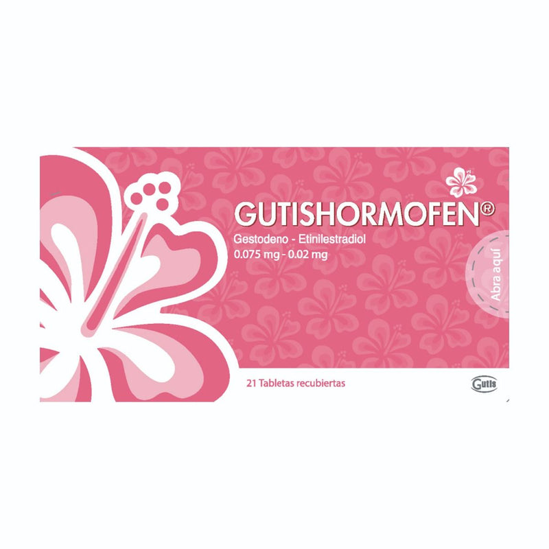 Gutishormofen 0,075mg/0,02mg x 21 Tabletas