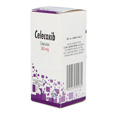CELECOXIB CAPSULAS 200 mg CAJA CON FRASCO CON 10