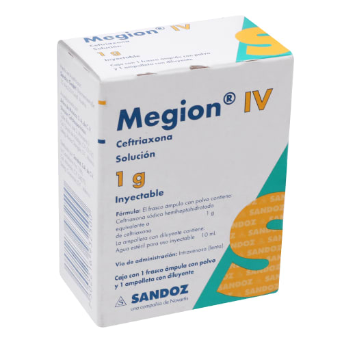 MEGION IV SOLUCION INYECTABLE 1 g