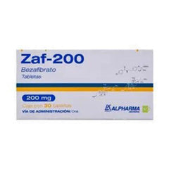 ZAF 200 TABLETAS 200 mg CAJA CON 30