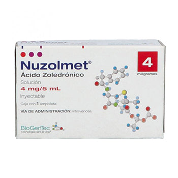 NUZOLMET SOLUCION INYECTABLE 4 mg/5 mL CAJA CON 1