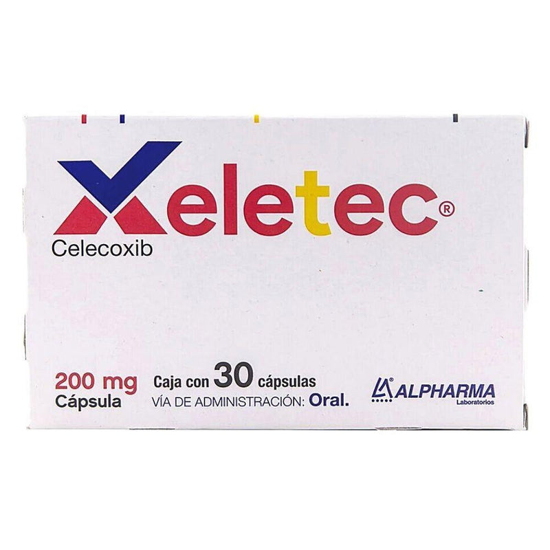 XELETEC CAPSULAS 200 mg CAJA CON 30