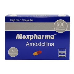 MOXPHARMA CAPSULAS 500 mg CAJA CON 12
