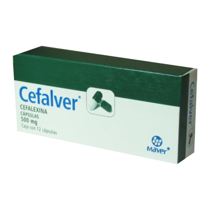 CEFALVER CAPSULAS 500 mg CAJA CON 12
