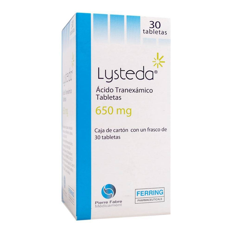 LYSTEDA TABLETAS 650 mg CAJA CON 30