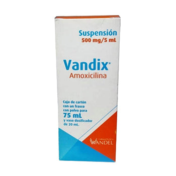VANDIX SUSPENSION 500 mg/5 mL FRASCO CON 75 mL