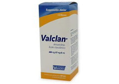 VALCLAN SUSPENSION JUNIOR 12 Horas 400 mg-57 mg/5 mL FRASCO CON 60 mL