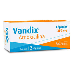 VANDIX CAPSULAS 250 mg CAJA CON 12